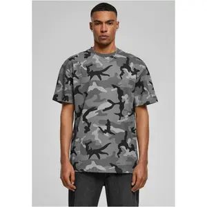 Thick camouflage T-shirt Urban Classics Oversize image-1