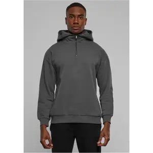 Zip-up hooded sweatshirt with stand-up collar Urban Classics image-0