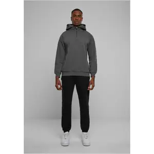 Zip-up hooded sweatshirt with stand-up collar Urban Classics image-4