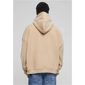 Felpa in pile con zip a cappuccio Urban Classics Oversize image-4