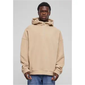 Felpa in pile con zip a cappuccio Urban Classics Oversize image-1