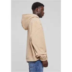 Felpa in pile con zip a cappuccio Urban Classics Oversize image-5