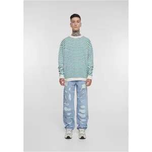 Camisola de gola redonda às riscas Urban Classics image-2