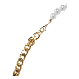 Austauschbare Halsketten mit Halbperlen Urban Classics (x2) image-5