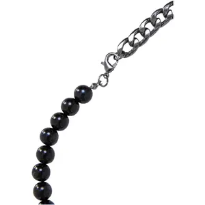 Austauschbare Halsketten mit Halbperlen Urban Classics (x2) image-4