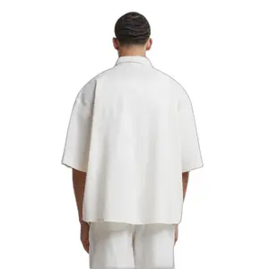 Hemd aus Baumwolle und Leinen Urban Classics Boxy image-4