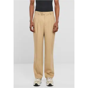 Women's double pleated Trousers Urban Classics image-1