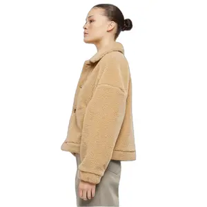 Women's crop fleece Urban Classics Sherpa image-2