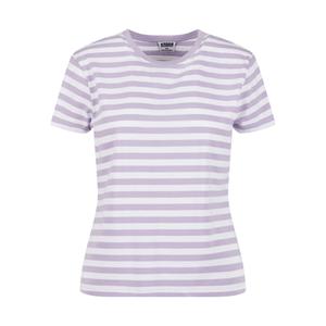 tb6826-14132-regulares-gestreiftes-t-shirt-frau-urban-classics-weiss-dustylilac