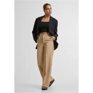 Women's wide-leg viscose Trousers Urban Classics image-2