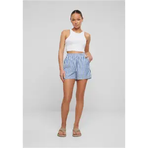Women's striped shorts Urban Classics image-2