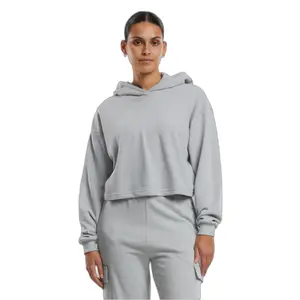 Sweatshirt oversize crop femme Urban Classics Light Terry image-2