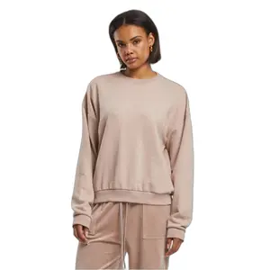 Oversize Rundhalsausschnitt Pulli für Damen Urban Classics Light Terry image-1