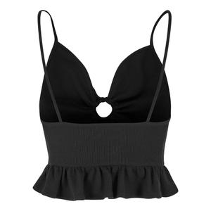 Tank top med flæser i præget piqué til kvinder Urban Classics image-3