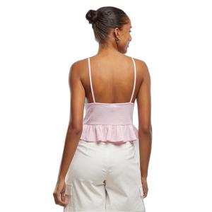 Tank top til kvinder Urban Classics Waffle Pique Ruffle image-5