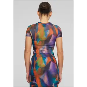 Women's mesh T-shirt Urban Classics AOP image-4