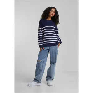 Gestreifter Pullover, Damen Urban Classics Rib image-4
