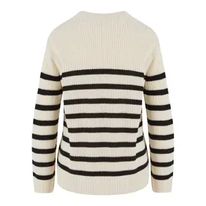 Gestreifter Pullover, Damen Urban Classics Rib image-2