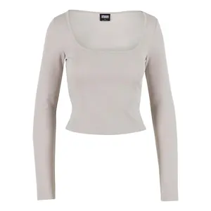 Long-sleeved women's cropped top Urban Classics image-0