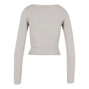 Long-sleeved women's cropped top Urban Classics image-2