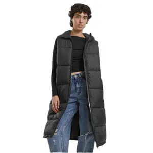 Lang jakke uden ærmer med hætte til kvinder Urban Classics image-2