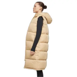 Lang jakke uden ærmer med hætte til kvinder Urban Classics image-3