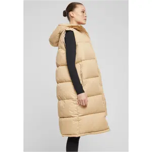 Lang jakke uden ærmer med hætte til kvinder Urban Classics image-4