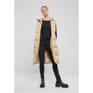 Lang jakke uden ærmer med hætte til kvinder Urban Classics image-1