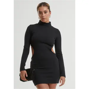Women's tight dress Urban Classics Cut Out image-1