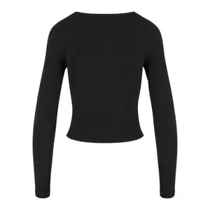 T-shirt manches longues femme Urban Classics Ruffled Super Slim (x2) image-2