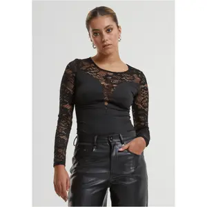 Lace body with round neck for women Urban Classics image-0