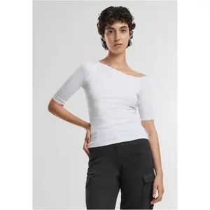 T-Shirt Urban Classics Organic Asymmetric Rib image-1