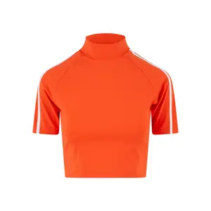 Women's T-shirt Urban Classics high neck short image-0