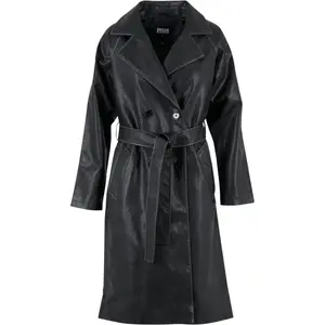Leather jacket woman Urban Classics Trenchcoat