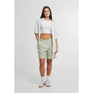 Women's Bermuda shorts Urban Classics Pleated image-1