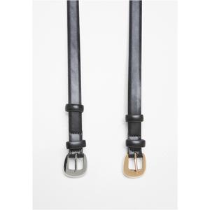 Slim buckle belt for women Urban Classics (x2) image-1