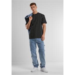 Dames-T-shirt Urban Classics Printed Pinstripe image-1