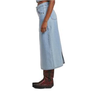 Denim skirt for women Urban Classics Soft Midi image-1