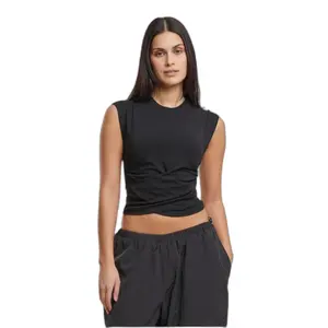 Damen-Crop-Top Urban Classics Wrapped image-1