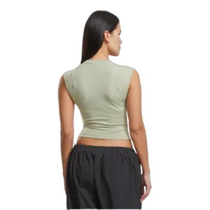 Damen-Crop-Top Urban Classics Wrapped image-4