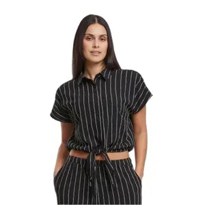 Women's striped blouse Urban Classics Structured image-2