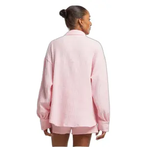 Women's oversize shirt Urban Classics Musselin image-3