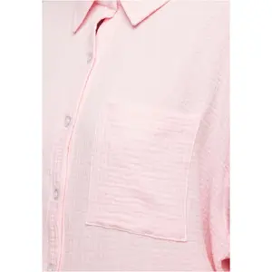 Women's oversize shirt Urban Classics Musselin image-6