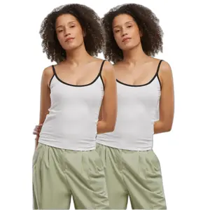 Débardeur femme Urban Classics Contrast Basic (x2) image-3