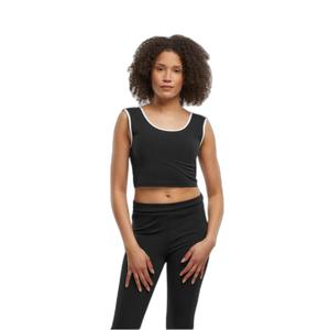 Damen-Crop-Top Urban Classics Contrast image-4