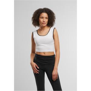Damen-Crop-Top Urban Classics Contrast image-2