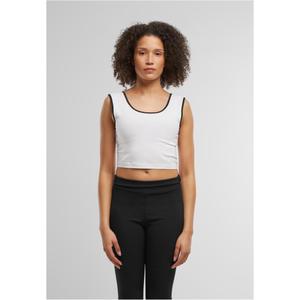 Damen-Crop-Top Urban Classics Contrast image-3