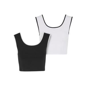 Damen-Crop-Top Urban Classics Contrast