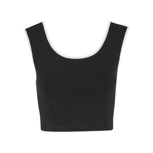 Damen-Crop-Top Urban Classics Contrast image-1