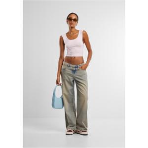 Damen-Crop-Top Urban Classics Contrast image-5